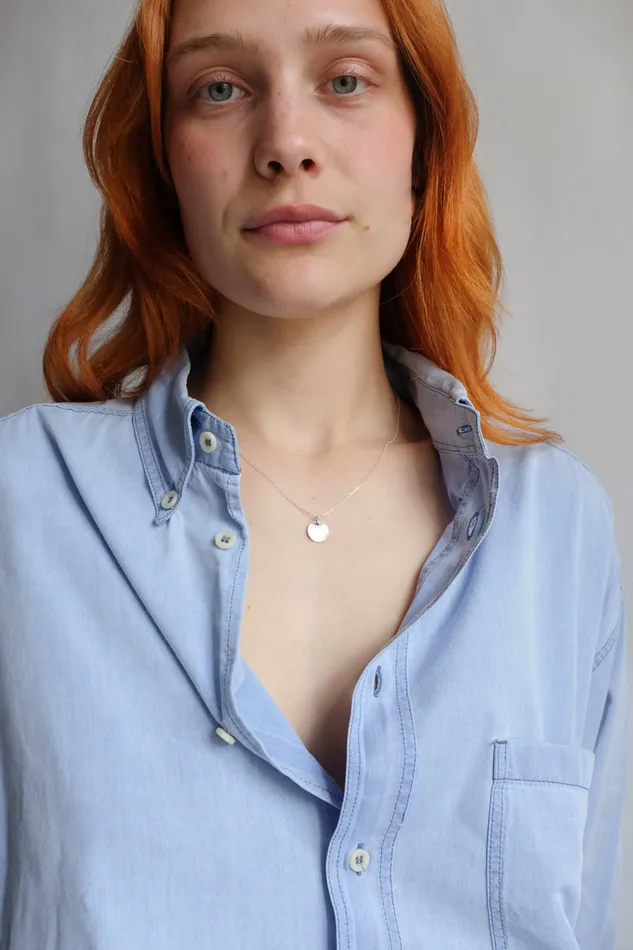 collectionno2 Necklaces MOTHER OF PEARL MEDALLION 925 NECKLACE