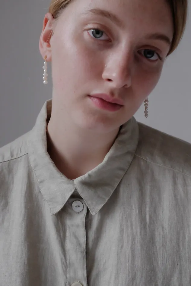 Earrings collectionno2 0032LONG PEARL EARRINGS