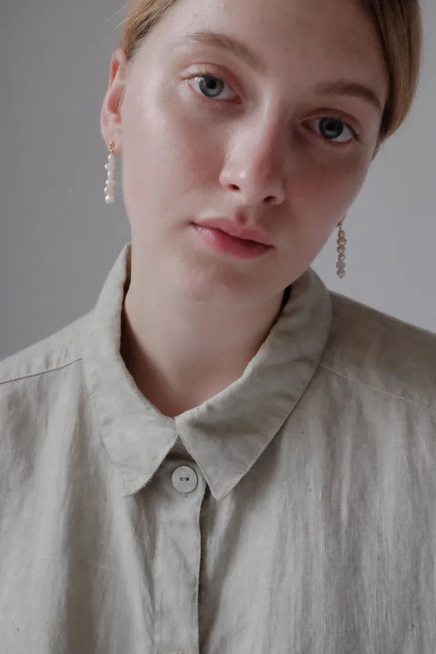 Earrings collectionno2 0032LONG PEARL EARRINGS