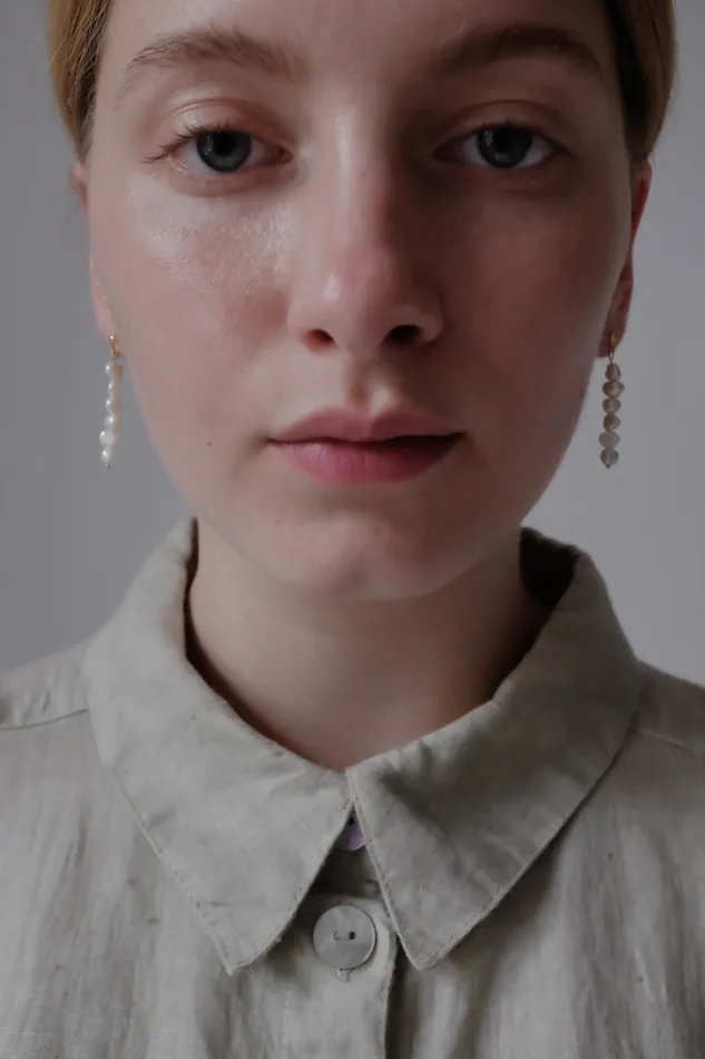Earrings collectionno2 0032LONG PEARL EARRINGS