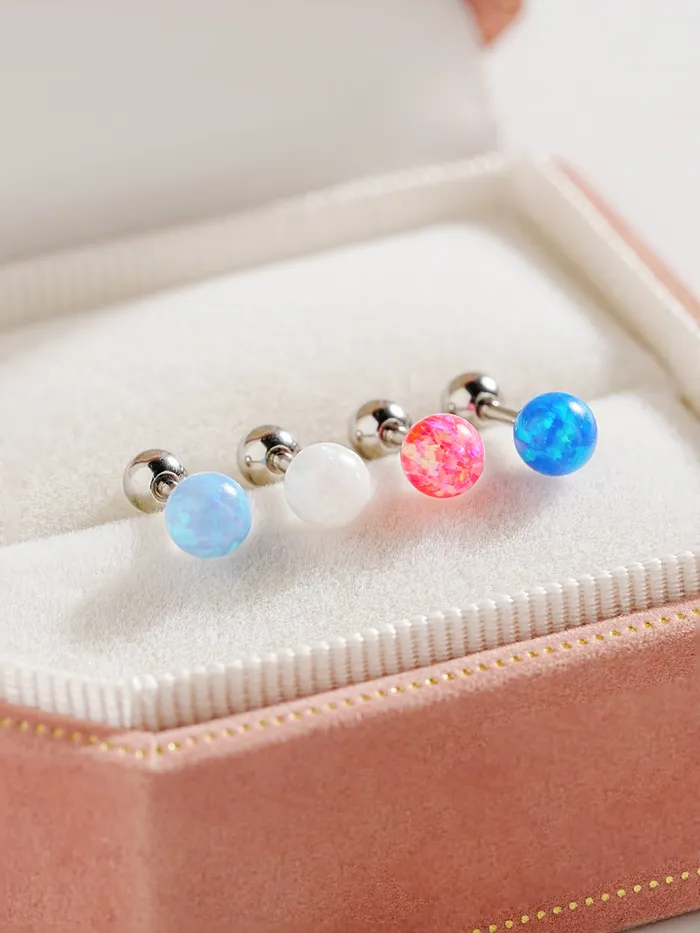 Earrings MinimalBijoux Colorful Opal Cartilage earring