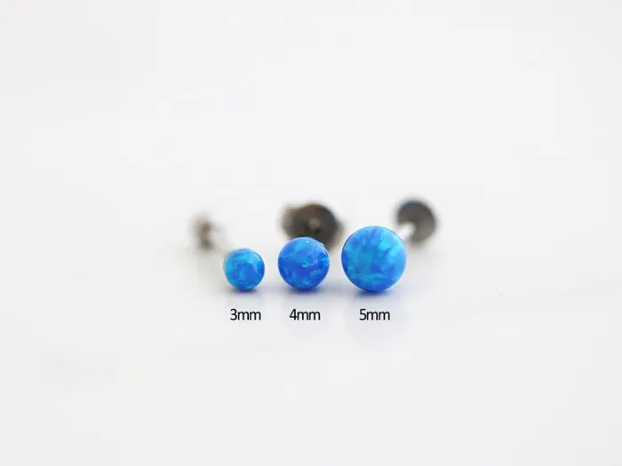 Earrings MinimalBijoux Colorful Opal Cartilage earring