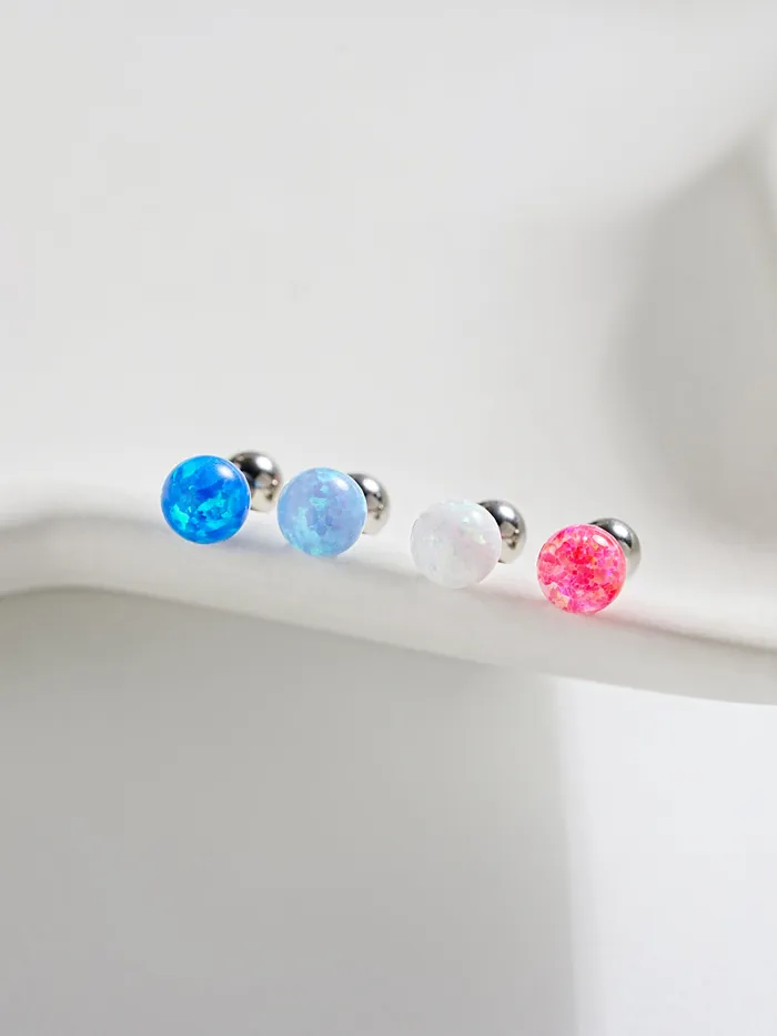 Earrings MinimalBijoux Colorful Opal Cartilage earring