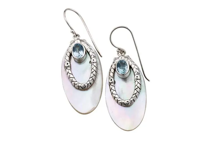 Earrings Samuel B Bora Bora Earrings Mother Of Pearl