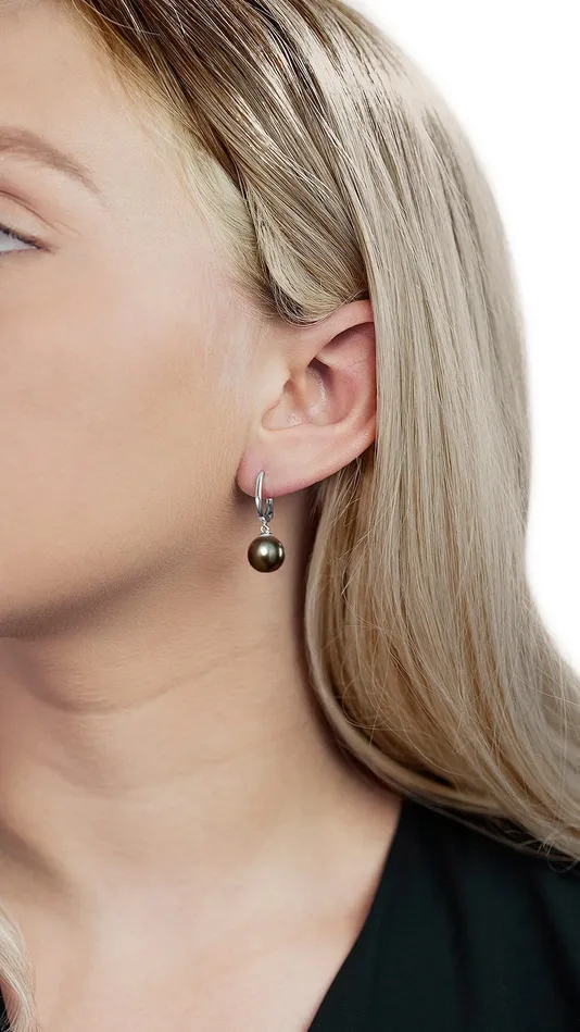 Earrings SPT Tahitian South Sea Pearl Mary Earrings
