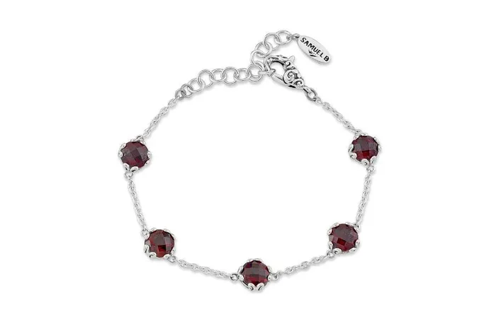 Glow Bracelet Garnet Samuel B Bracelets