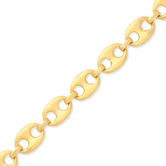IF Co Bracelets Gold Ocean Link Bracelet 13mm