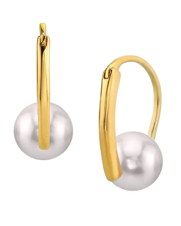 Japanese Akoya Pearl Heather Drop Earrings SPT Earrings