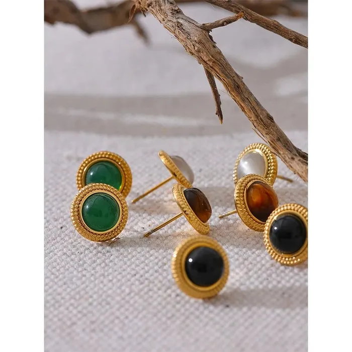Mabel Love Co Natural Stone Earrings Earrings