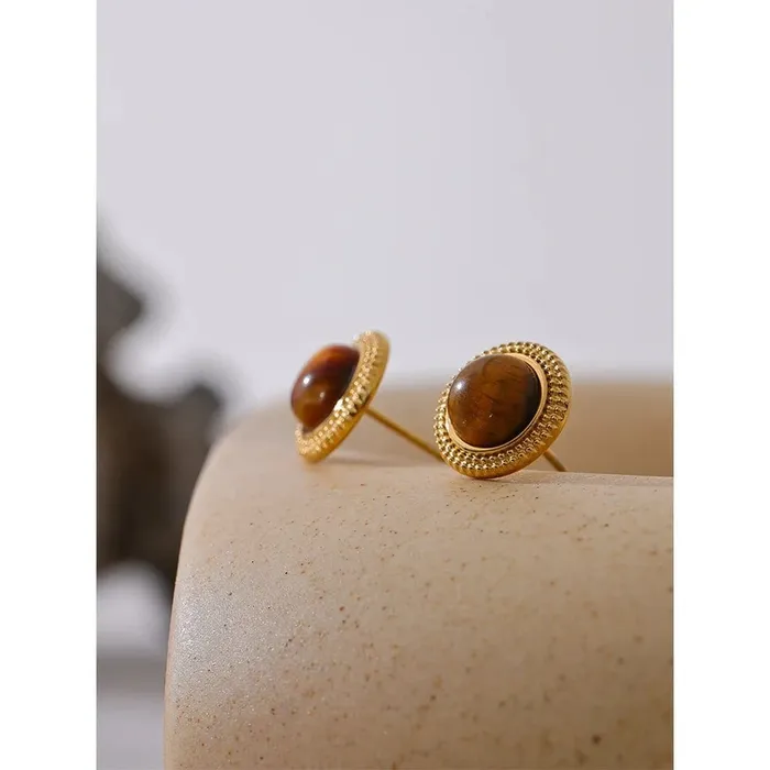 Mabel Love Co Natural Stone Earrings Earrings