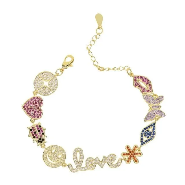 Mabel Love Co Necklaces Flower Charm Necklace