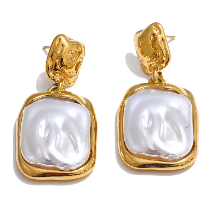 Mabel Love Co Pearlescent Dangle Earrings Earrings