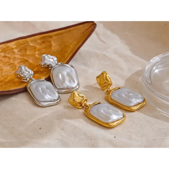 Mabel Love Co Pearlescent Dangle Earrings Earrings