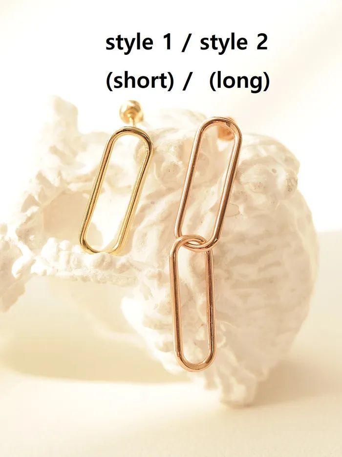 MinimalBijoux Earrings 14K gold Clip Drop cartilage earring 20g