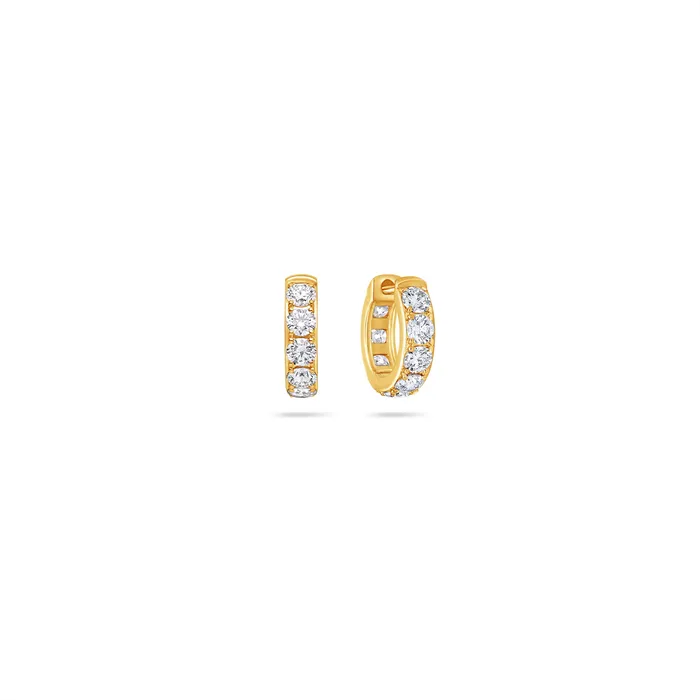 Pico Huggy Hoop Earrings 12mm IF Co Earrings Pico Huggy Hoop Earrings 12mm IF Co Earrings