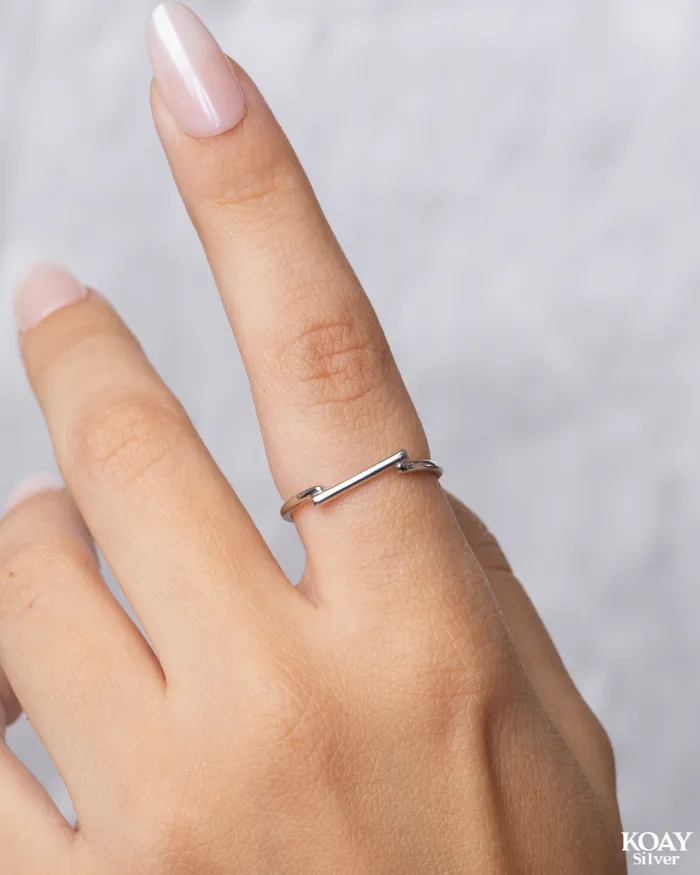PLN 01 Ring KOAY Silver Store Rings