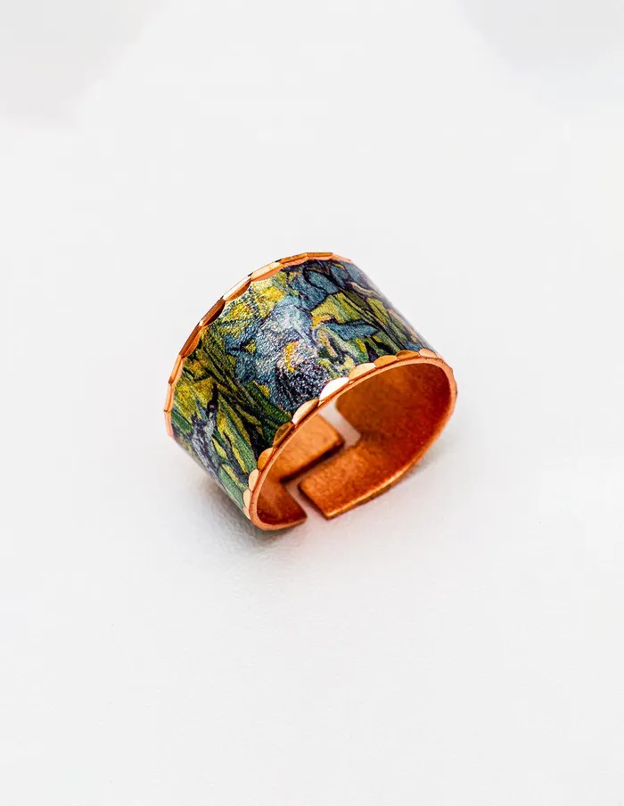 Rings artuckycom Van Gogh Irises Ring