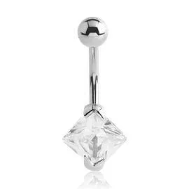 Rings CZ Diamond Belly Ring Tulsa Body Jewelry