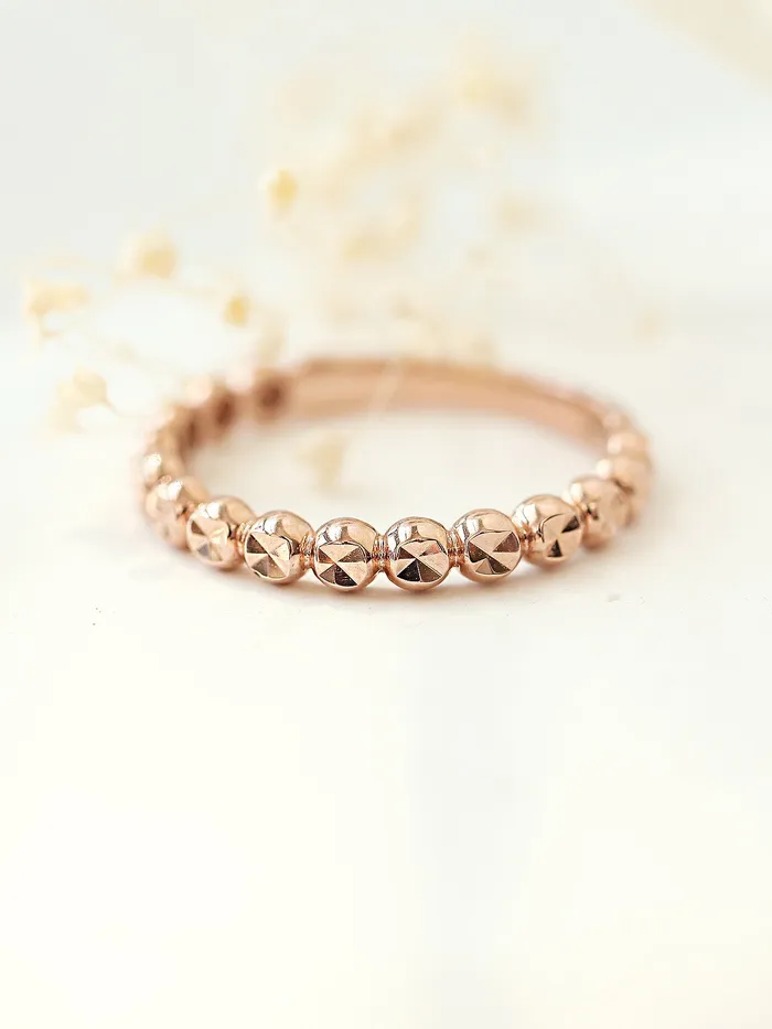 Rings MinimalBijoux 14K 18K Gold Round Cutting Ring