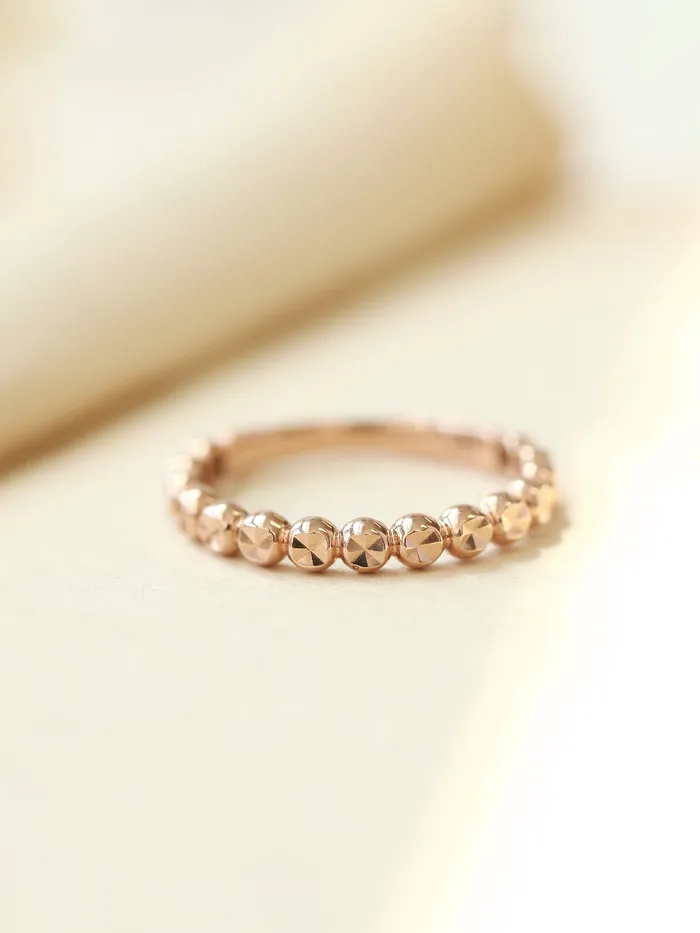 Rings MinimalBijoux 14K 18K Gold Round Cutting Ring