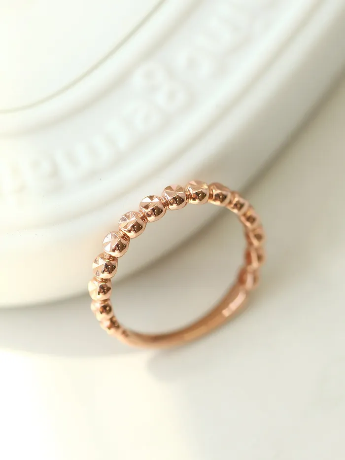 Rings MinimalBijoux 14K 18K Gold Round Cutting Ring