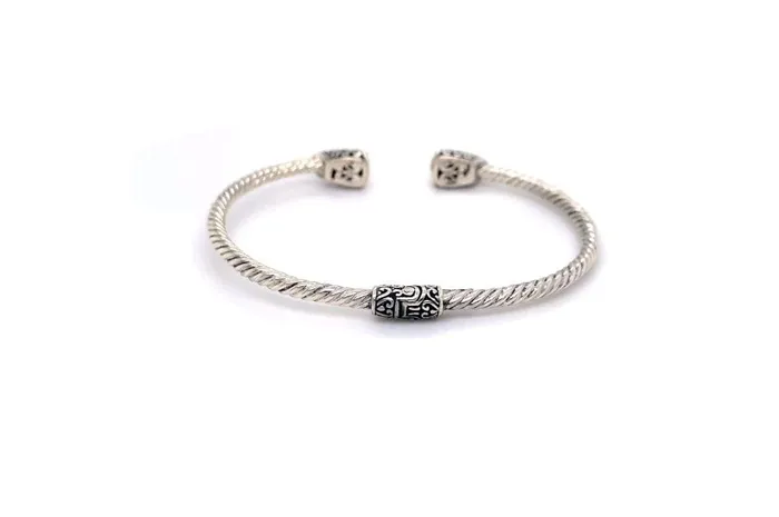 Rings Samuel B Gemma Bangle Silver And Gold