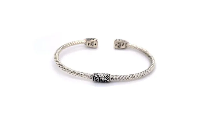 Rings Samuel B Gemma Bangle Silver And Gold