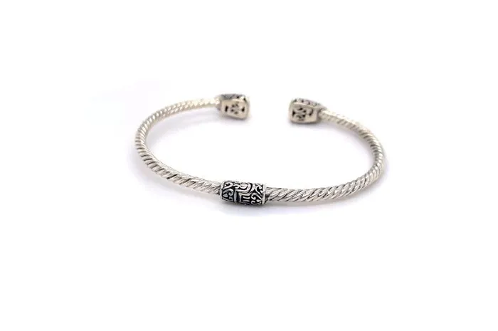 Rings Samuel B Gemma Bangle Silver And Gold