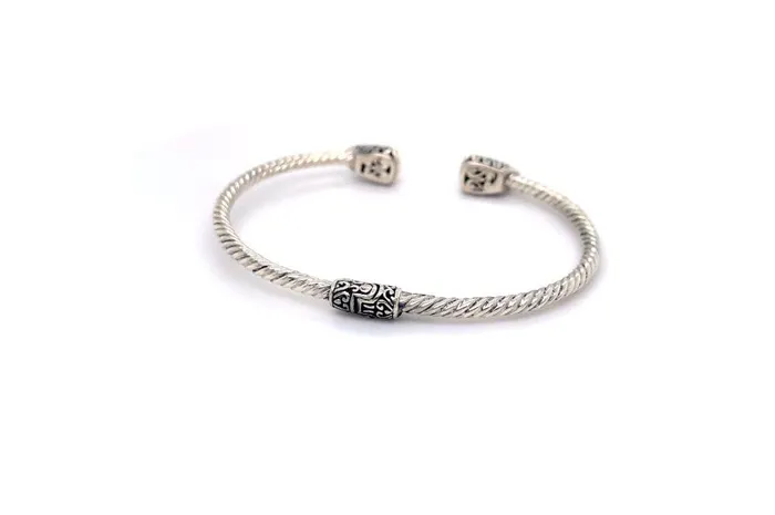 Rings Samuel B Gemma Bangle Silver And Gold