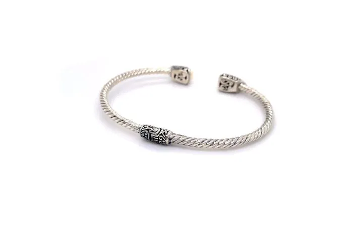 Rings Samuel B Gemma Bangle Silver And Gold