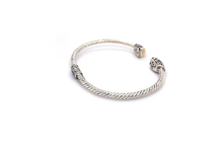 Rings Samuel B Gemma Bangle Silver And Gold