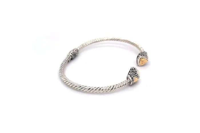 Rings Samuel B Gemma Bangle Silver And Gold