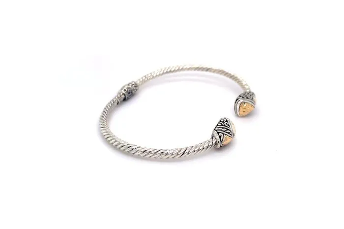 Rings Samuel B Gemma Bangle Silver And Gold