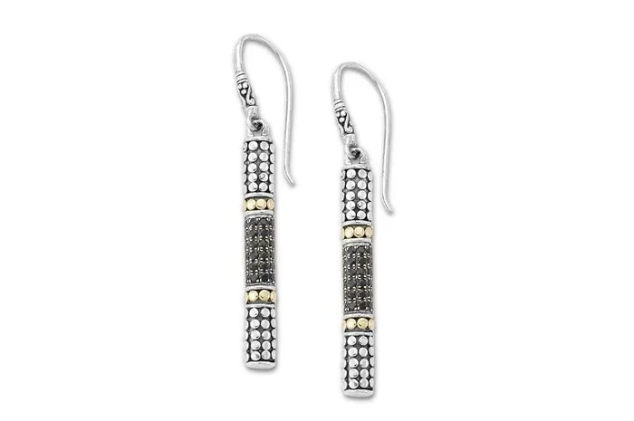 Samuel B Earrings Dewi Sita Earrings Black Spinel