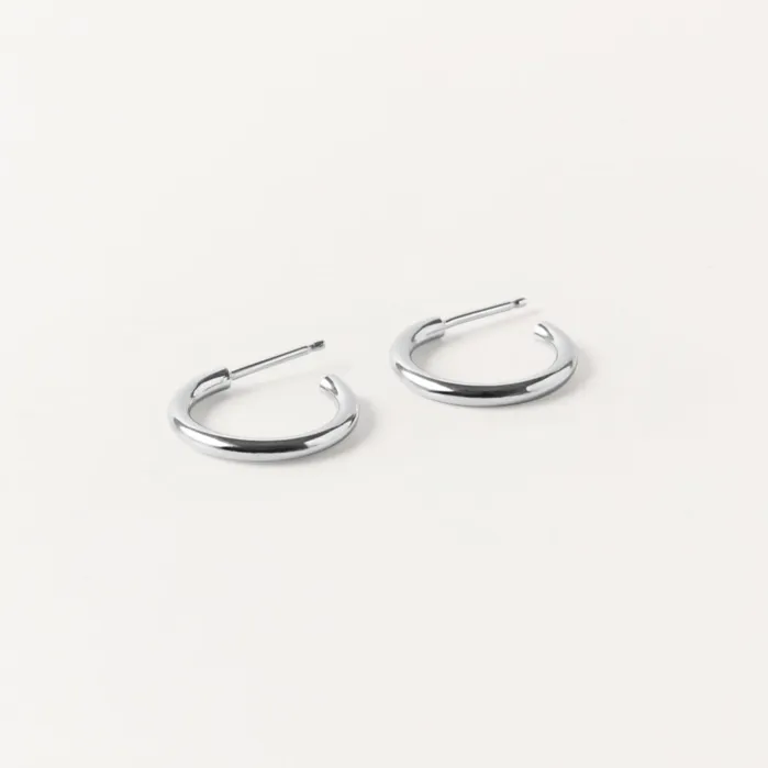 Sheena Marshall Jewelry Rings Clea Round Hoops Sterling Silver