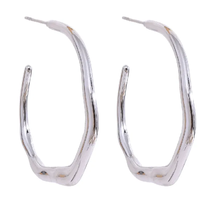 Sinuous Hoop Earrings Mabel Love Co Earrings