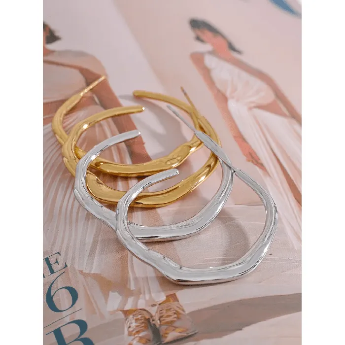 Sinuous Hoop Earrings Mabel Love Co Earrings