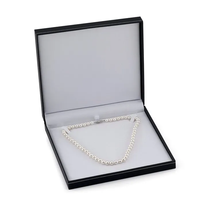 SPT Necklaces White Freshwater Pearl Adjustable lariat YShape 51 Inch Rope Length Necklace AAAA Quality