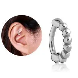 Stainless Beaded Cartilage Clicker Tulsa Body Jewelry Bracelets