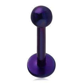 Tulsa Body Jewelry Earrings 14g Titanium Labret Stud internal