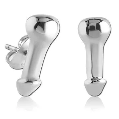 Tulsa Body Jewelry Penis Stainless Stud Earrings Earrings