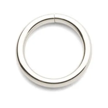 Tulsa Body Jewelry Rings 20g White 14k Gold Continuous Ring