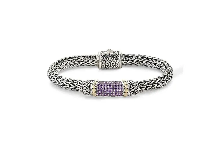 Ubud Bracelet Amethyst Samuel B Bracelets