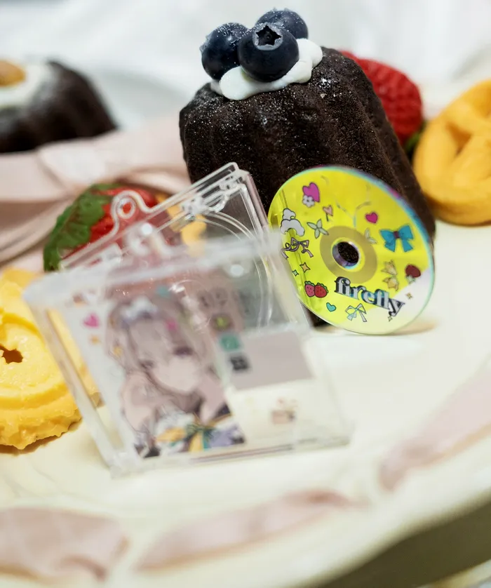 Yeurei Charm Necklaces Honkai Star Rail Maid Cafe Mini CD Charm