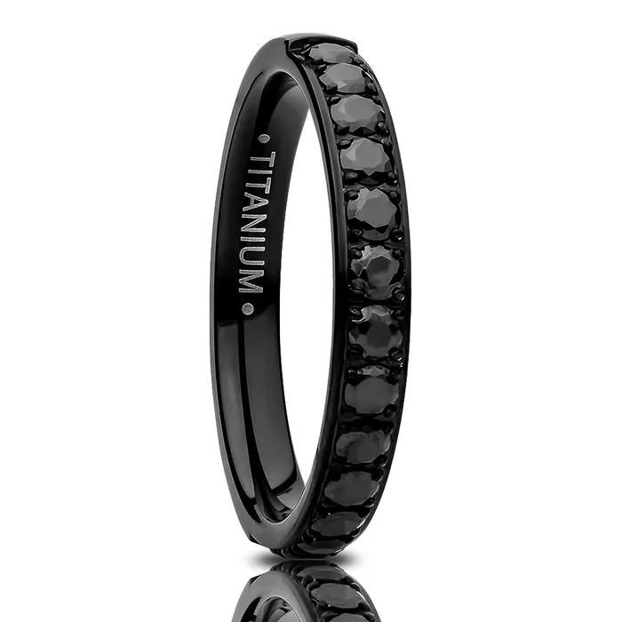 3mm Titanium Wedding Ring CZ Wedding Ring Black Titanium Ring Engagement Ring Clean Casting Jewelry Rings 3mm Titanium Wedding Ring CZ Wedding Ring Black Titanium Ring Engagement Ring Clean Casting Jewelry Rings