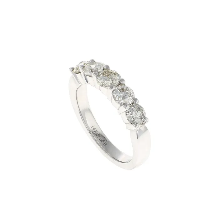 5 Stone Shared Prong Diamond Band 150CTW Shop IDC estore Rings