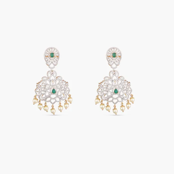 Ahana CZ Silver Necklace Set SILVER Necklaces