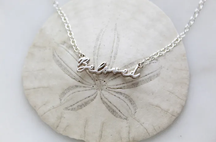 Beloved Necklace in Sterling Silver TheLittleCatholic Necklaces