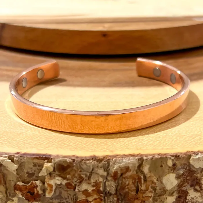 Bracelets Powerful Copper Bracelet Handmade Cuff Wristband Magic Crystals