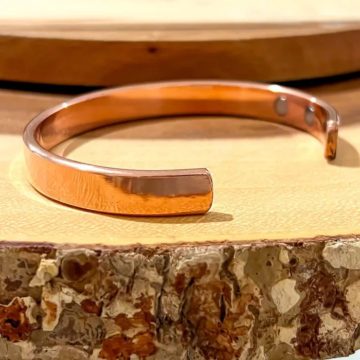 Bracelets Powerful Copper Bracelet Handmade Cuff Wristband Magic Crystals